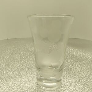MICKEY EARS ~ Acid Etched ~  Shot Glass ~ 3.25” ~ VGC  ~